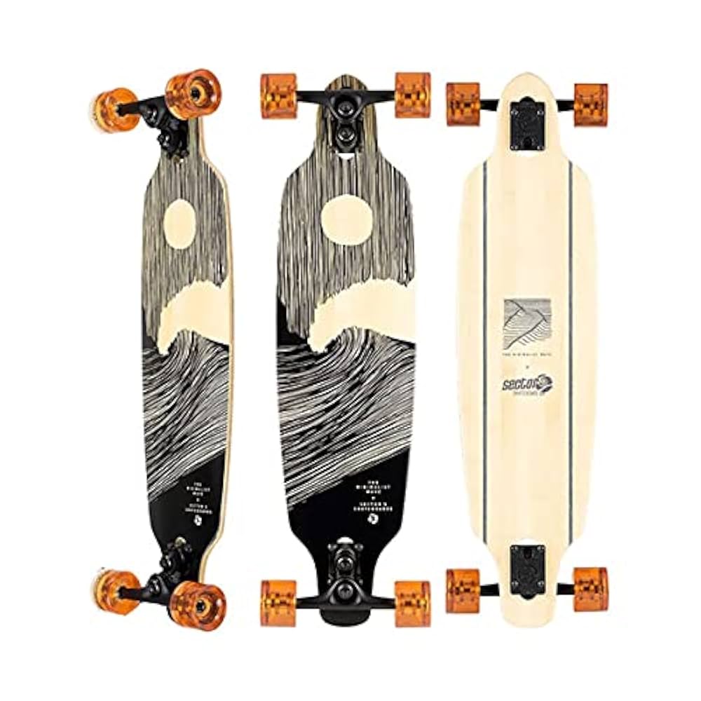 33インチ SECTOR9 セミロング スケートボード SECTOR9 セクターナイン スケートボード ロングスケート 30.5